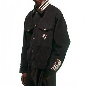 NEW HENRIK VIBSKOV cosmos corduroy jacket in black